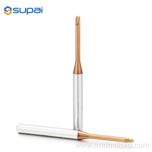 Deepcut Dental Long Neck Ball Nose End Mill